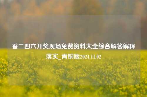 香二四六开奖现场免费资料大全综合解答解释落实_青铜版2024.11.02