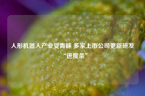 人形机器人产业受青睐 多家上市公司更新研发“进度条”